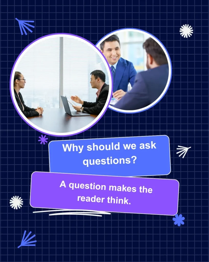 Why should we ask questions?